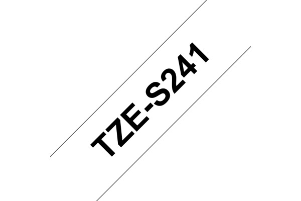 PTOUCH Band, strong/adh.schwarz/weiss TZe-S241 PT-300 18 mm – Bild 2