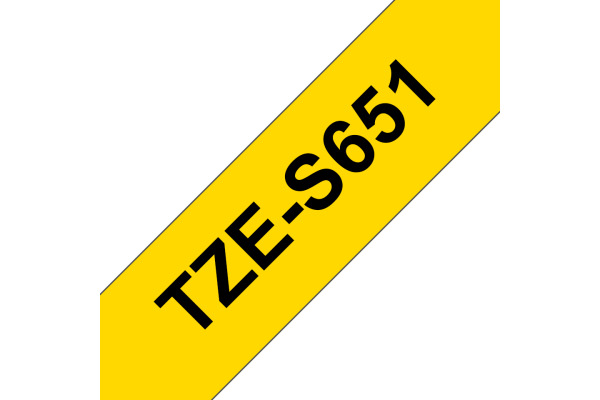 PTOUCH Band, strong/adh. schwarz/gelb TZe-S651 PT-300 24 mm – Bild 3