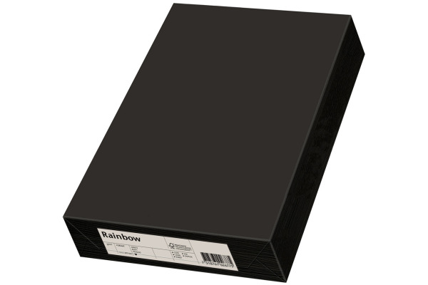 RAINBOW Papier schwarz/99 A4 88042832 FSC, 120g 250 Blatt
