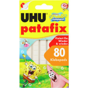 UHU Patafix Klebepads 80 Stück 305710 weiss, Spongebob