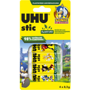 UHU Klebestift ReNATURE 4x8,2g 9000328 Sonic the Hedgehog