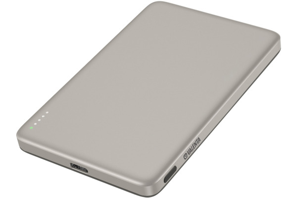 VALENTA Powerbank MagSafe 588874 Ultra Slim 5.000 mAh Natural – Bild 4