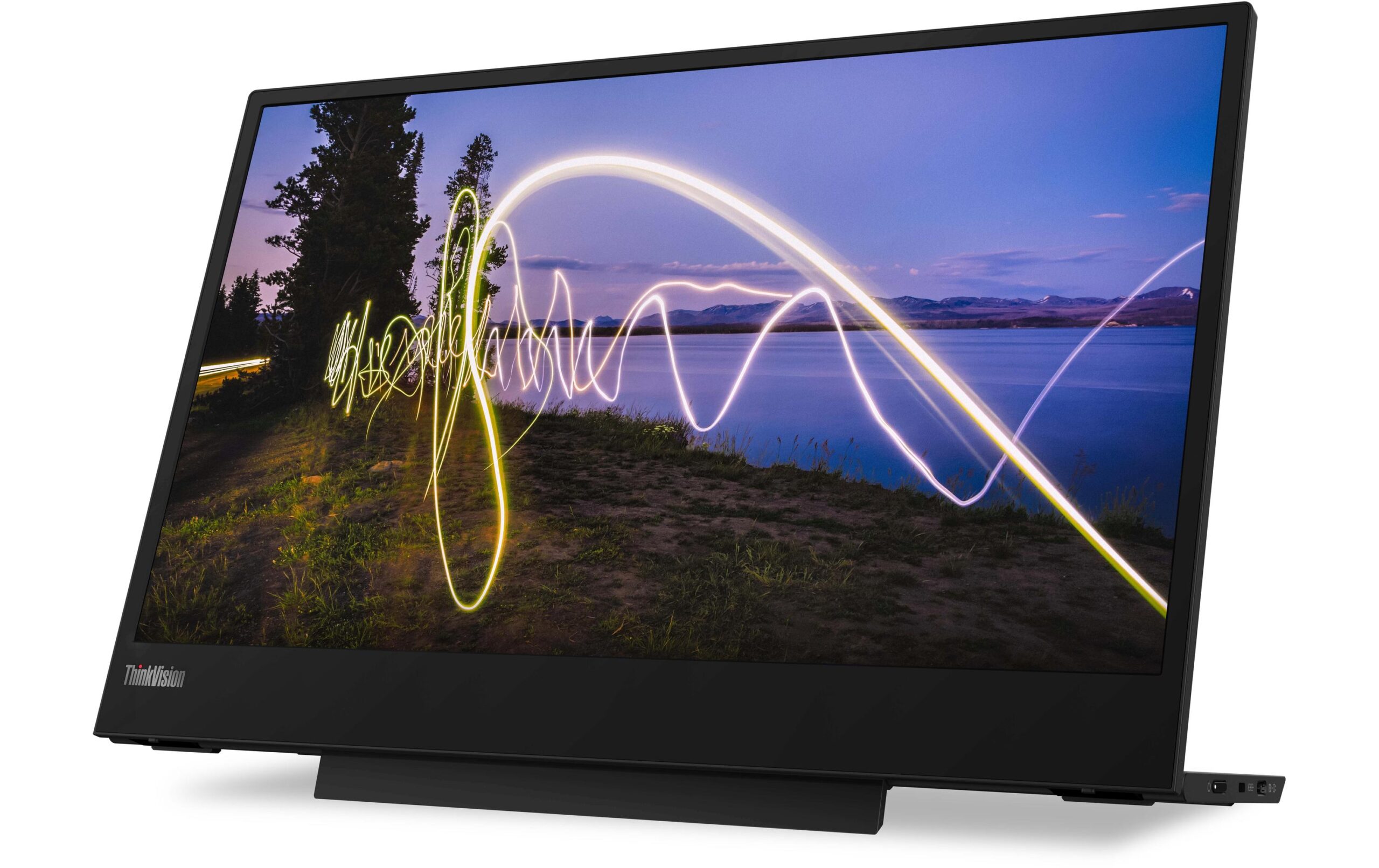 Lenovo Monitor ThinkVision M15 USB-C 15.6 ", 1920 x 1080 (Full HD) (6ms, 1000:1, 2xUSB 3.1, 1x USB 2.0)