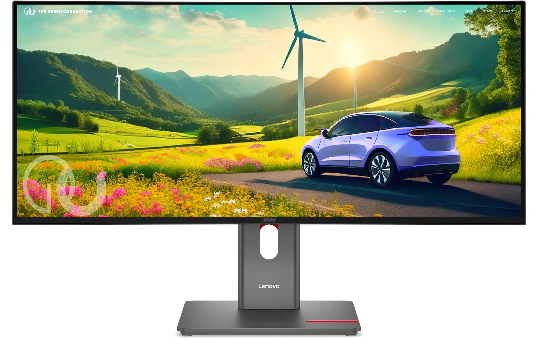 Lenovo Monitor ThinkVision P34WD-40 34 ", 3440 x 1440 (UWQHD) (IPS, HDMI, DP, USB-C)
