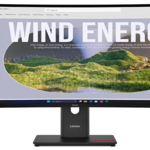 Lenovo Monitor ThinkVision T34WD-40 34 ", 3440 x 1440 (UWQHD) (VA, HDMI, DP, USB-C)