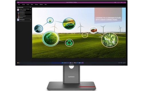 Lenovo Monitor ThinkVision P27Q-40 27 ", 2560 x 1440 (WQHD) (IPS, HDMI, DP, DP out) – Bild 2