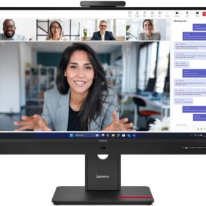 Lenovo Monitor ThinkVision T27QD-4v 27 ", 2560 x 1440 (WQHD) (IPS, 6ms, 1500:1, HDMI, DP, USB-C, WebCam)