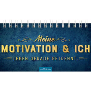 ARS EDITI Tischkalender 2027 13933 Motivation DE 29.7x11.5cm