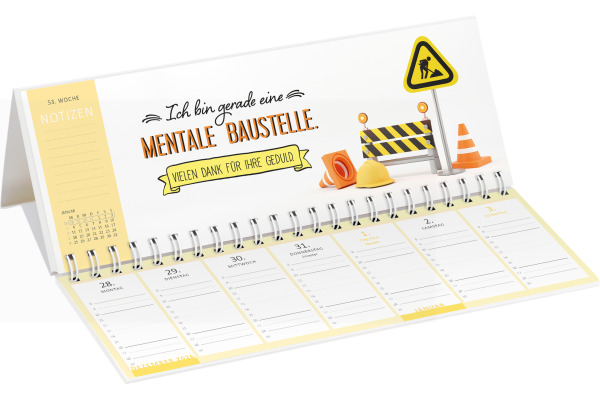 ARS EDITI Tischkalender 2027 13935 Freitag DE 29.7x11.5cm – Bild 2