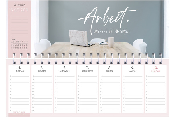 ARS EDITI Tischkalender 2027 13935 Freitag DE 29.7x11.5cm – Bild 3
