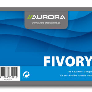 AURORA Karteikarten blanko A6 42710 weiss 100 Stück