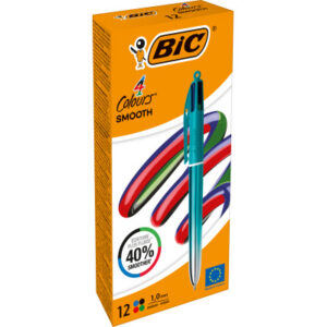 BIC Kugelschreiber 4 Colours 0.4mm 524092 Smooth Grad, grün