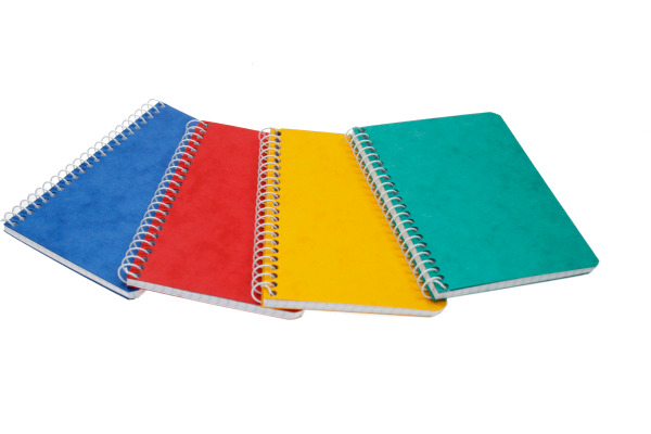 BÜROLINE Spiralheft A7 532568000 ass., kariert 4mm 48 Blatt