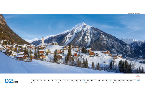 CALENDARI Bildkalender 2027 36206103 Horizonte DE 56x28cm – Bild 4