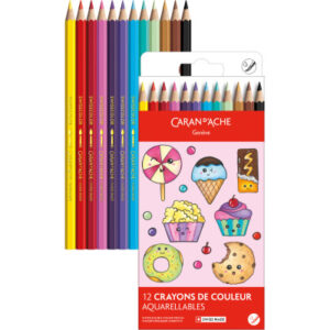 CARAN D'A Farbstifte Swisscolor 1285.802 Kawaii Candy World 12 Stk.