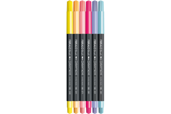 CARAN D'A Classic Fibralo Brush 0.5-5mm 186.801 Manga Shojo 6 Stück – Bild 3