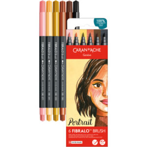 CARAN D'A Classic Fibralo Brush 0.5-5mm 186.803 Portrait 6 Stück