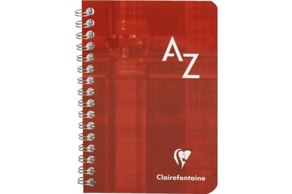 CLAIREFON Adressbuch Index A7 68599C ass., kariert, 5mm 50 Blatt – Bild 4