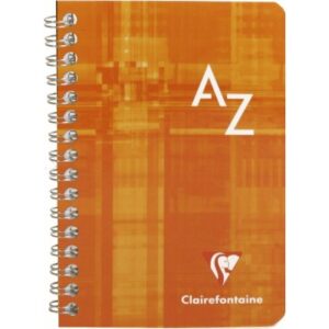 CLAIREFON Adressbuch Index A7 68599C ass., kariert, 5mm 50 Blatt