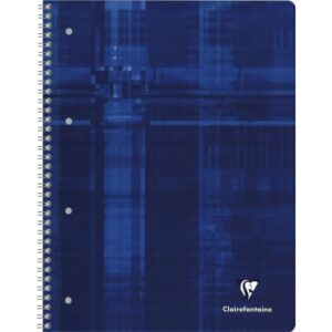 CLAIREFON Spiralheft Studium A4+ 8252C ass., kariert, 5mm 80 Blatt