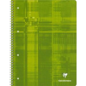 CLAIREFON Spiralheft Studium A4 8256C ass., liniert 80 Blatt