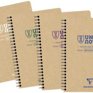 CLAIREFON Spiralbuch Uni Notes A5 9851C braun, liniert 80 Blatt
