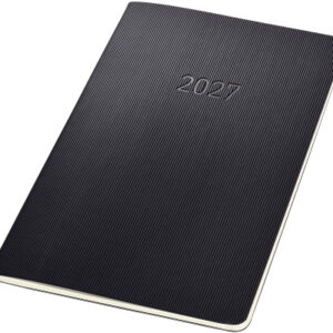 CONCEPTUM Monatskalender 2027 C2784 1M/2S schwarz 21x13.5cm