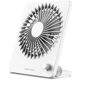 DELTACO USB Fan, Rechargable battery FT771 Multi speeds White