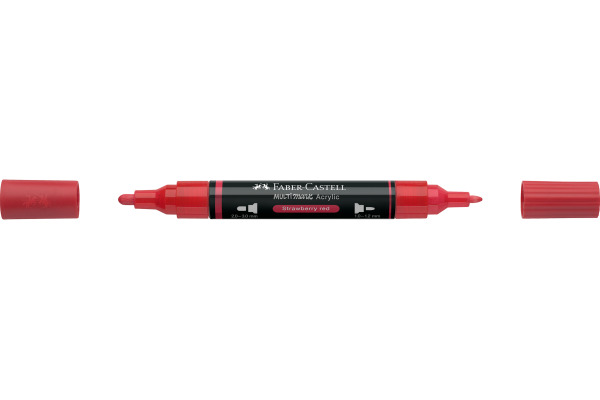 FABER-CA. Acrylmarker 1-3mm 185918 strawberry red – Bild 2