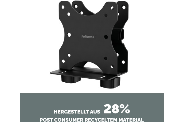 FELLOWES Vesa Thin Client Halterung 100136873 Schwarz – Bild 4