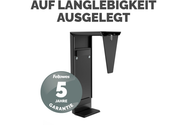 FELLOWES Thin Cli.Halterung untertisch 100136875 Schwarz – Bild 3