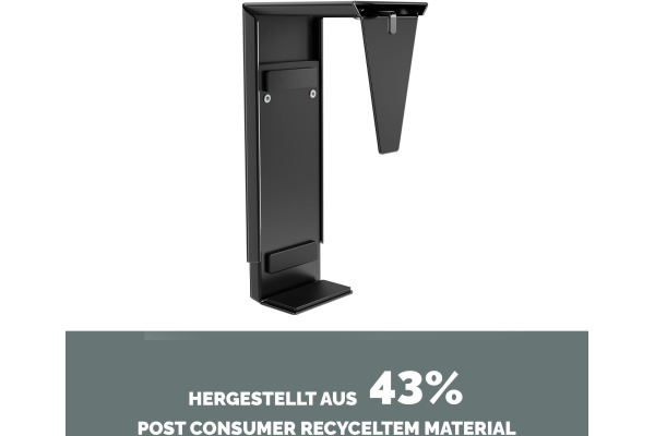 FELLOWES Thin Cli.Halterung untertisch 100136875 Schwarz – Bild 4