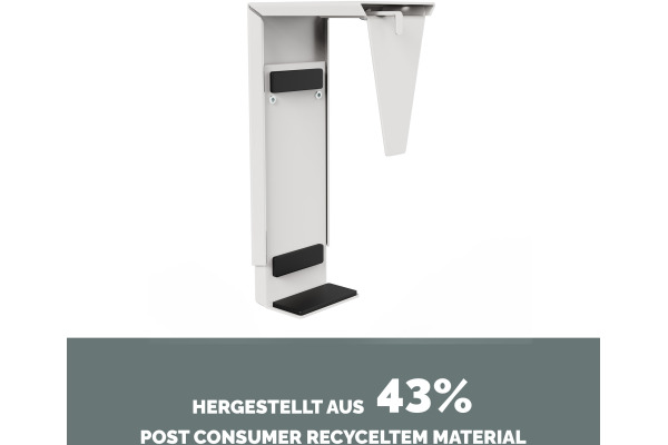 FELLOWES Thin Cli.Halterung untertisch 100136876 Weiss – Bild 4