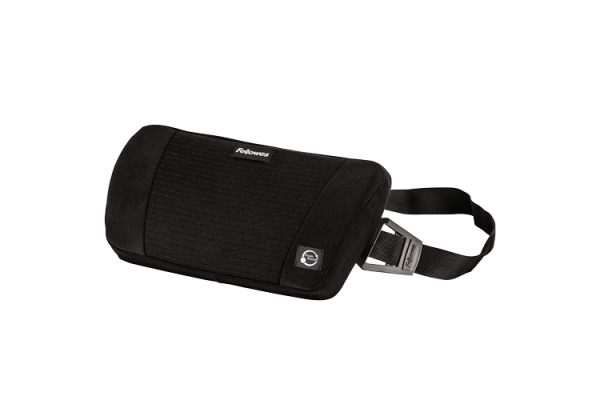 FELLOWES Lordosenstütze 8026501 PlushTouch schwarz – Bild 2