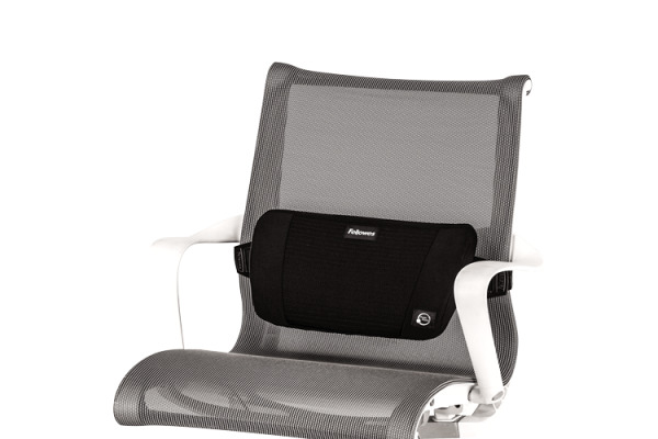 FELLOWES Lordosenstütze 8026501 PlushTouch schwarz