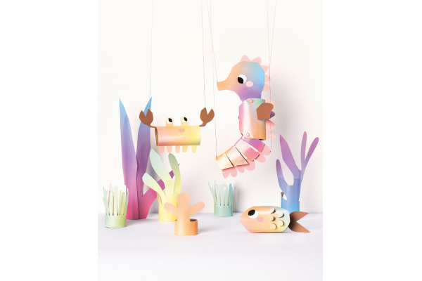 FOLIA Glanzpapier Rainbow 22.5x32cm 766 100g, ass. 10 Blatt – Bild 3