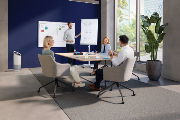 FRANKEN Flipchart X-tra!Line 68x105cm EL-FC22 hellgrau mit Seitenarmen – Bild 4