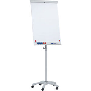 FRANKEN Flipchart X-tra!Line 68x105cm EL-FC31 hellgrau mobil