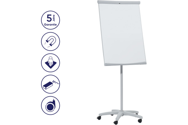 FRANKEN Flipchart 70x100 cm FC91 U-Act!Line, mit Rollen – Bild 2