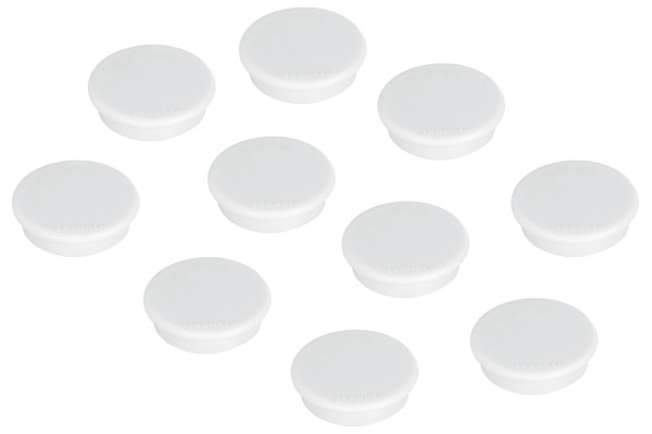 FRANKEN Magnete 38mm HM38 09 weiss 10 Stück – Bild 3