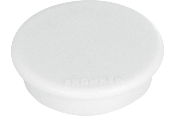 FRANKEN Magnete 38mm HM38 09 weiss 10 Stück