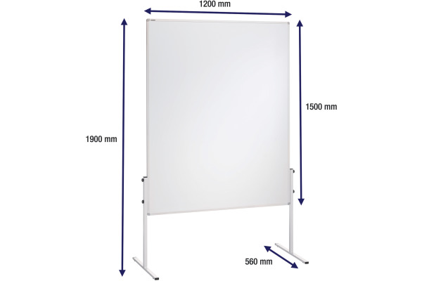 FRANKEN Moderationstafel 150x120 cm MT9007 U-Act!Line,Karton – Bild 2
