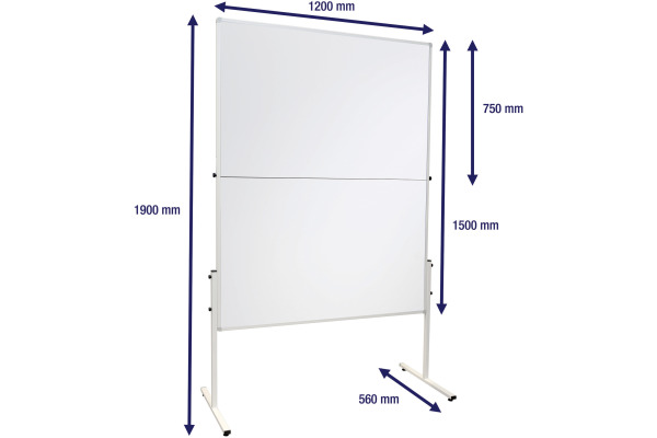 FRANKEN Moderationstafel 150x120 cm MT9907 U-Act!Line, Karton – Bild 3