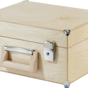 FRANKEN Moderationskoffer 35x18x27 cm UHMMK U-Act!Line, Birkenholz