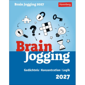 HARENBERG Abreisskalender 2027 210370027 Brain Jogging DE 12.5x16cm