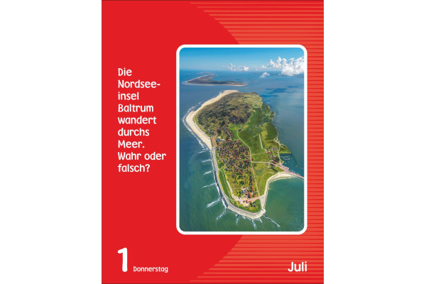 HARENBERG Abreisskalender 2027 210470027 Wissen für Kids DE 12.5x16cm – Bild 2