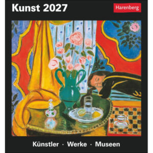 HARENBERG Abreisskalender 2027 210530027 Kunst DE 15.4x16.5cm