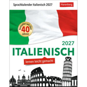 HARENBERG Abreisskalender 2027 211100027 Italienisch DE, IT 12.5x16cm