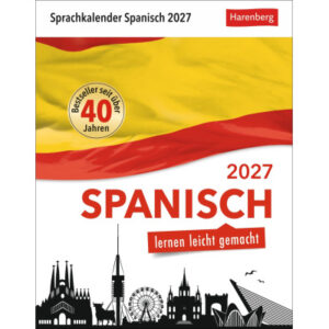 HARENBERG Abreisskalender 2027 211110027 Spanisch DE, ES 12.5x16cm
