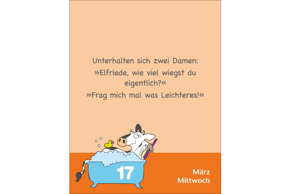 HARENBERG Abreisskalender 2027 330985127 Witze für Kids DE 12.5x16cm – Bild 2